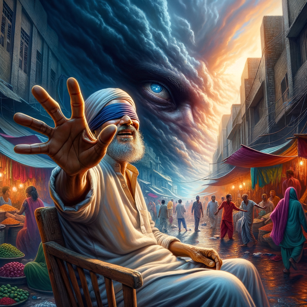 Blind Man Seeks Financial Support to Regain Vision Amid Eviction Threat