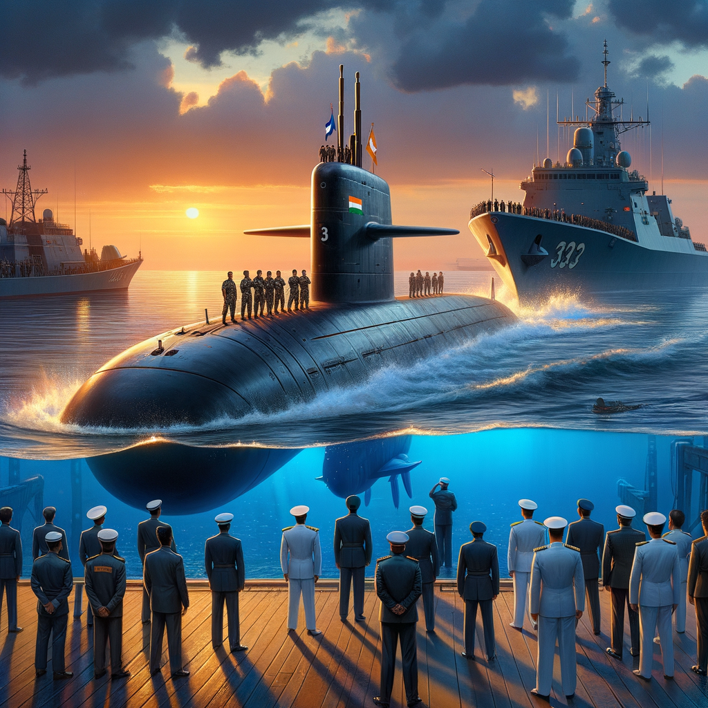 India Strengthens Naval Capabilities with New Submarine and Frigate Launch