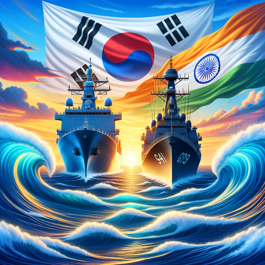 Strengthening Alliances: South Korea and India Unite for Maritime Security